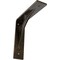 Ekena Millwork Legacy Steel Bracket, Antiqued Pale Gold 2"W x 8"D x 8"H BKTM02X08X08LEAPG - alternate 1